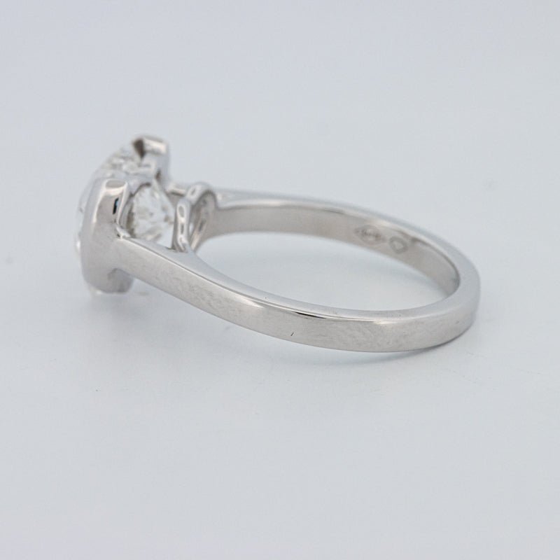 2 CT Heart - Shape Pinky Ring (LG) - ZIZOV DIAMONDS