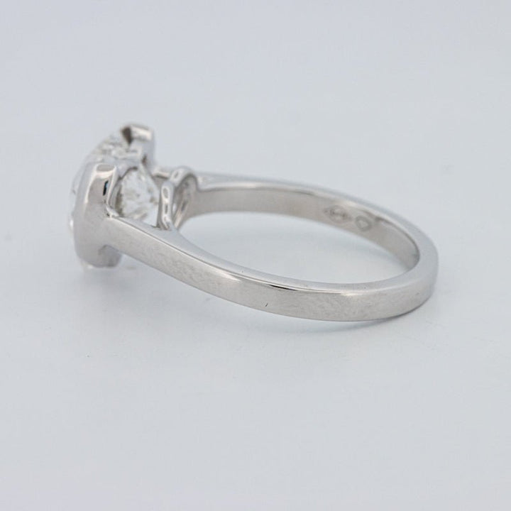 2 CT Heart - Shape Pinky Ring (LG) - ZIZOV DIAMONDS