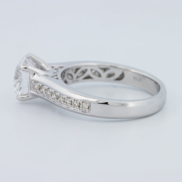 2 CT Round Cut Pavé Solitaire (LG) - ZIZOV DIAMONDS