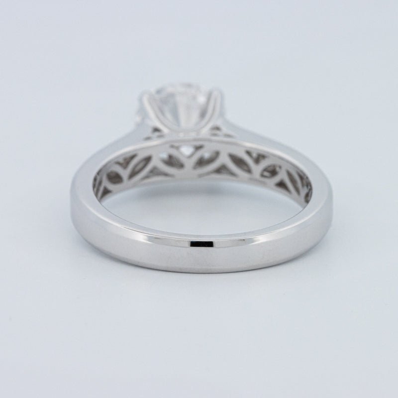 2 CT Round Cut Pavé Solitaire (LG) - ZIZOV DIAMONDS