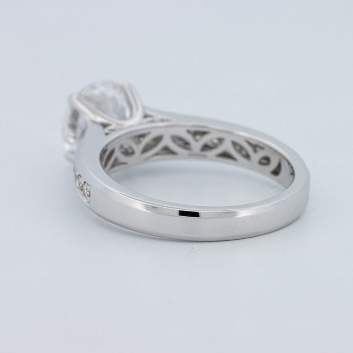 2 CT Round Cut Pavé Solitaire (LG) - ZIZOV DIAMONDS