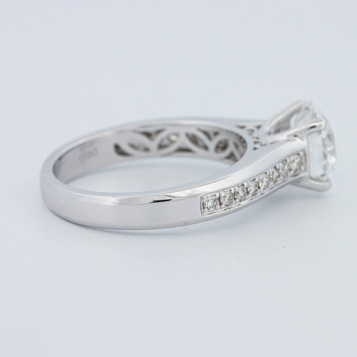 2 CT Round Cut Pavé Solitaire (LG) - ZIZOV DIAMONDS