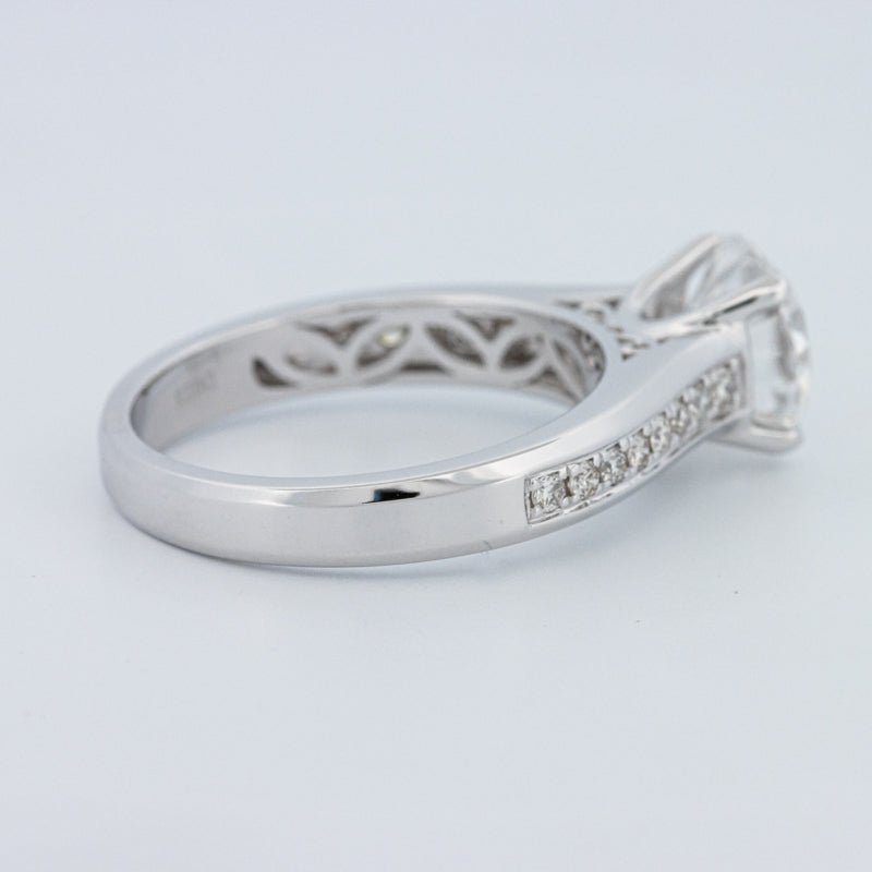 2 CT Round Cut Pavé Solitaire (LG) - ZIZOV DIAMONDS