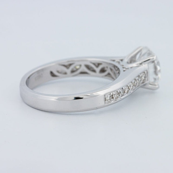 2 CT Round Cut Pavé Solitaire (LG) - ZIZOV DIAMONDS