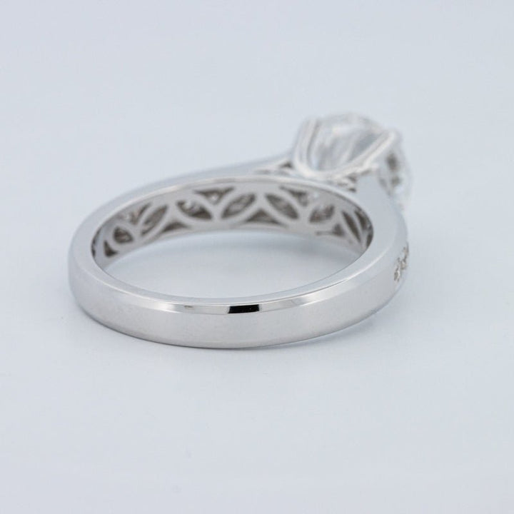 2 CT Round Cut Pavé Solitaire (LG) - ZIZOV DIAMONDS