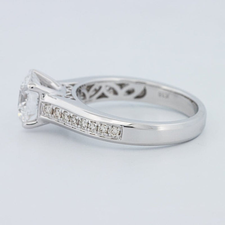 2 CT Round Cut Pavé Solitaire (LG) - ZIZOV DIAMONDS