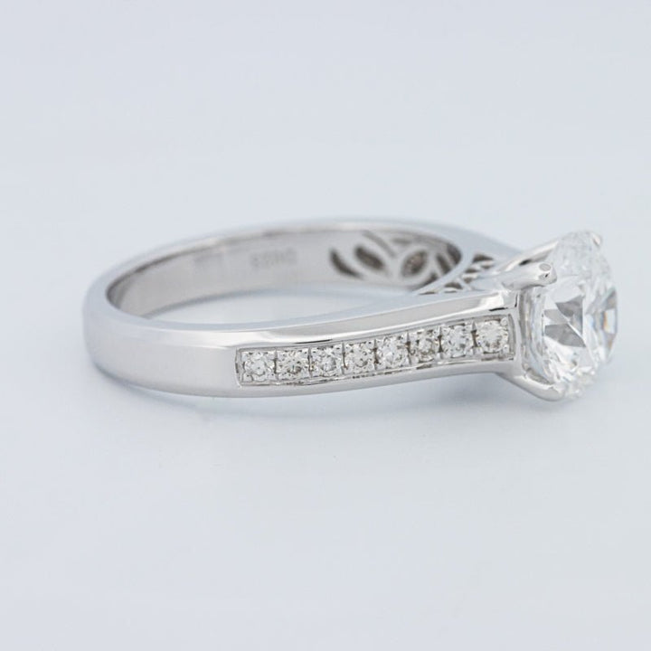2 CT Round Cut Pavé Solitaire (LG) - ZIZOV DIAMONDS