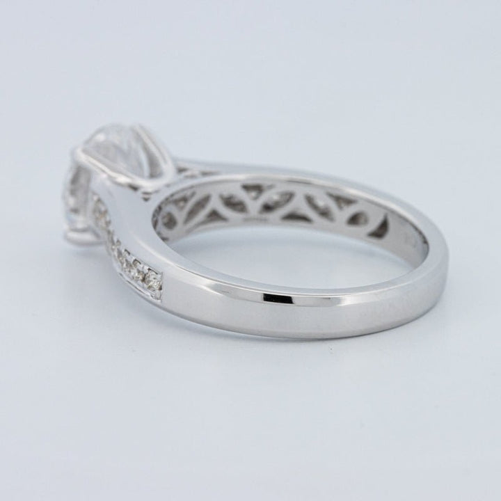 2 CT Round Cut Pavé Solitaire (LG) - ZIZOV DIAMONDS