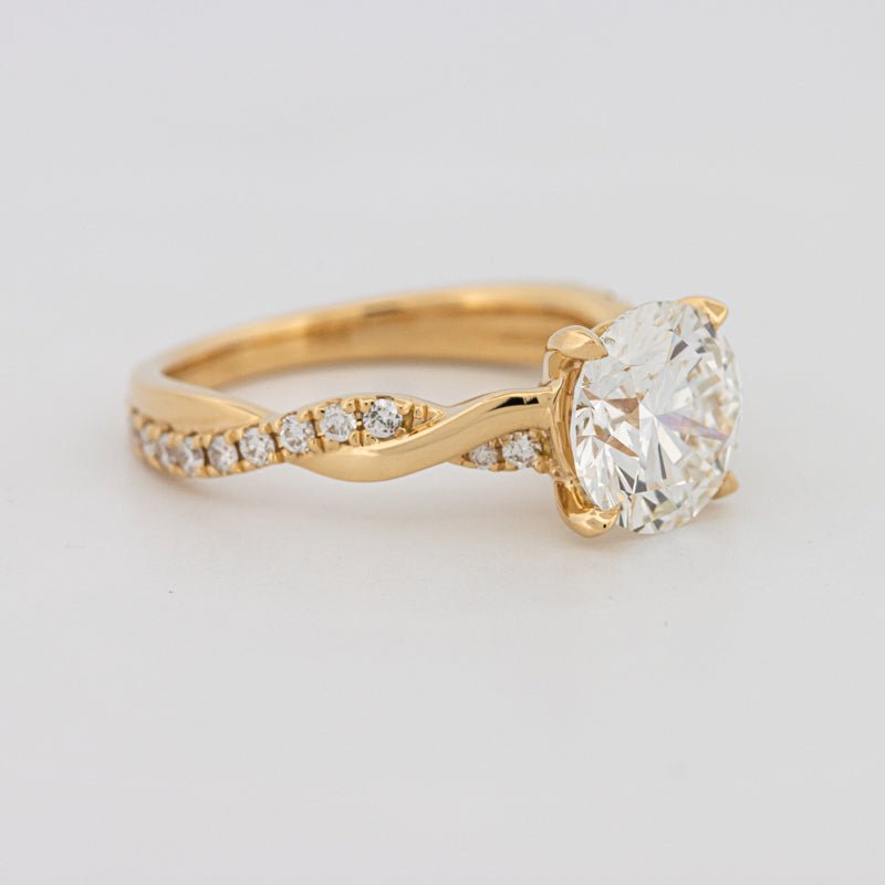 2 CT Round "Twist" Solitaire (LG) - ZIZOV DIAMONDS