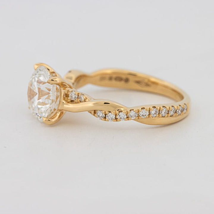 2 CT Round "Twist" Solitaire (LG) - ZIZOV DIAMONDS