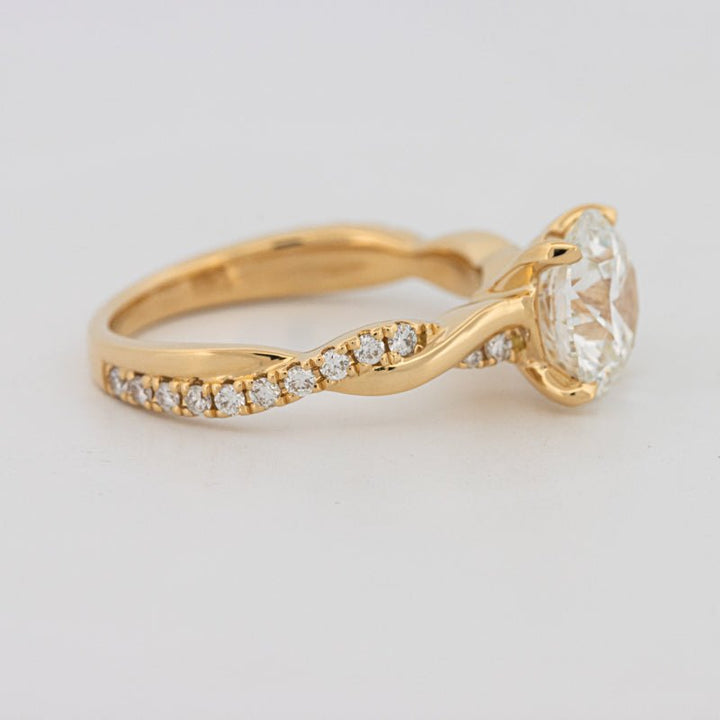 2 CT Round "Twist" Solitaire (LG) - ZIZOV DIAMONDS