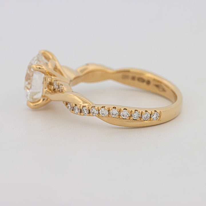 2 CT Round "Twist" Solitaire (LG) - ZIZOV DIAMONDS