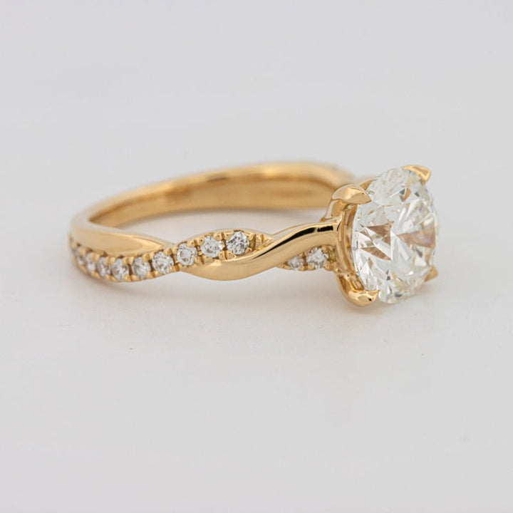 2 CT Round "Twist" Solitaire (LG) - ZIZOV DIAMONDS