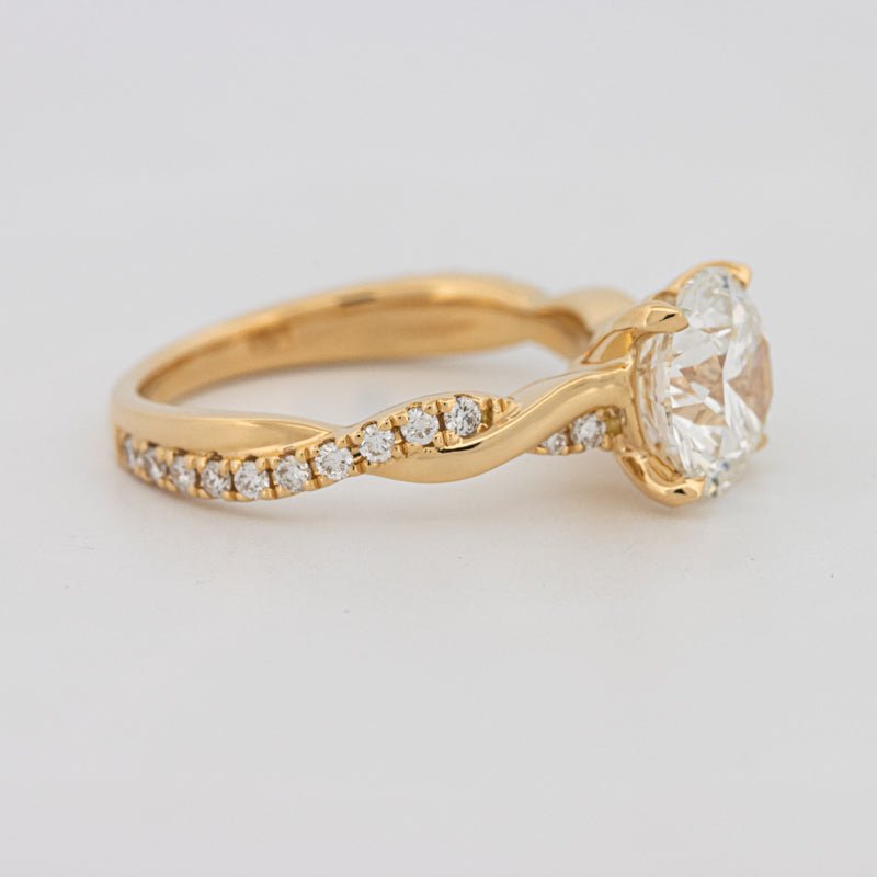 2 CT Round "Twist" Solitaire (LG) - ZIZOV DIAMONDS