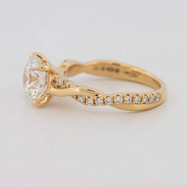 2 CT Round "Twist" Solitaire (LG) - ZIZOV DIAMONDS