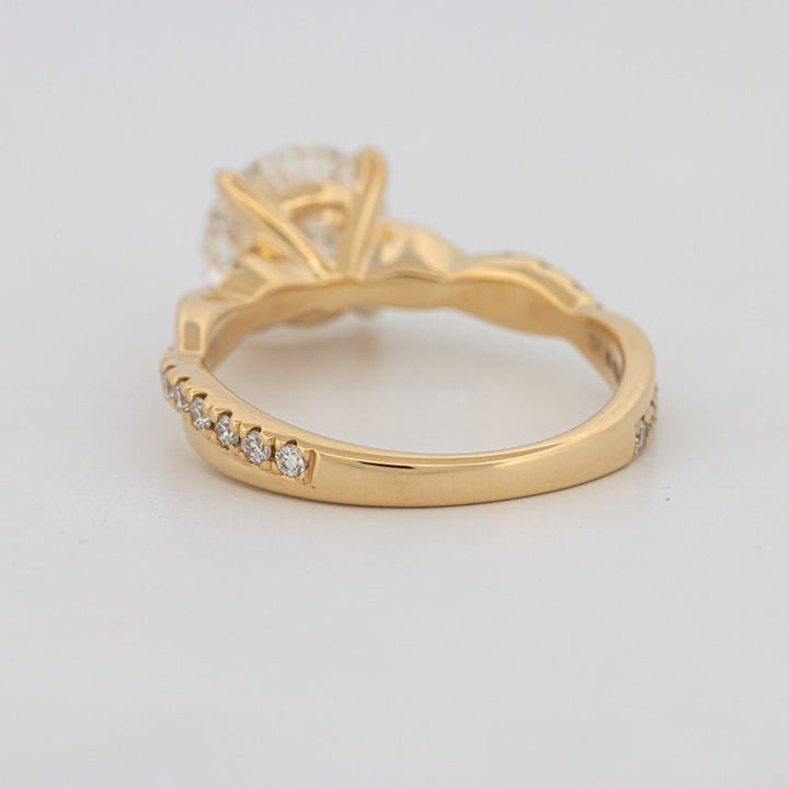 2 CT Round "Twist" Solitaire (LG) - ZIZOV DIAMONDS