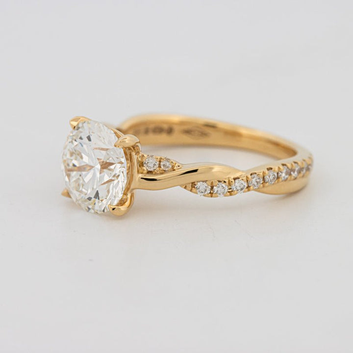2 CT Round "Twist" Solitaire (LG) - ZIZOV DIAMONDS