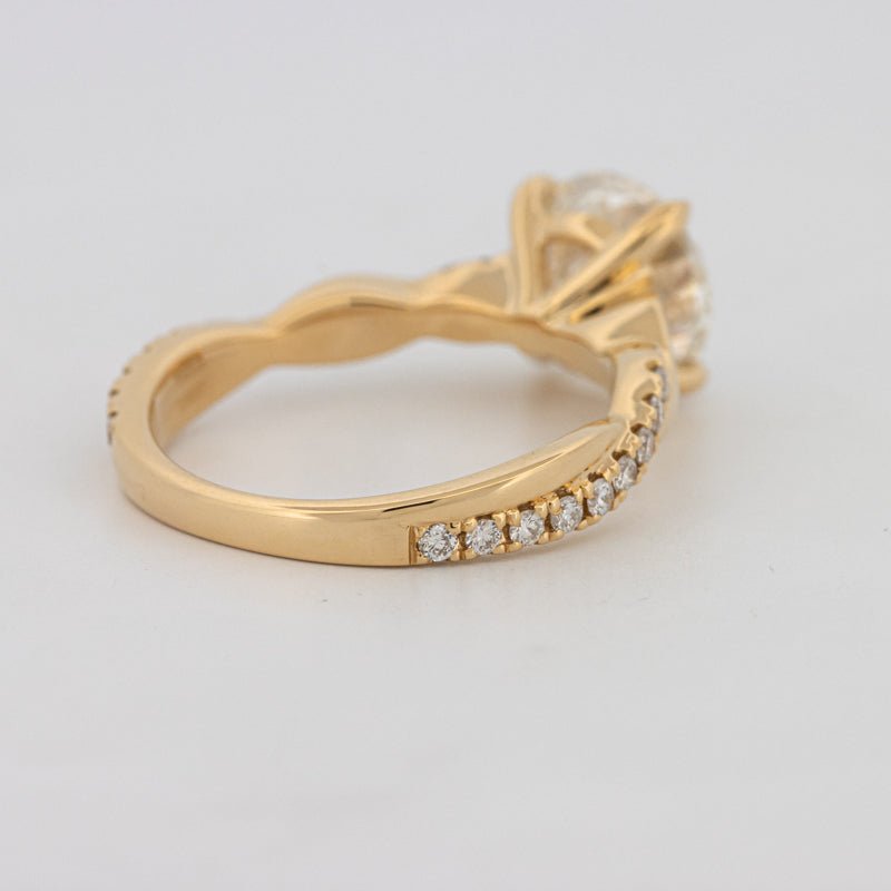 2 CT Round "Twist" Solitaire (LG) - ZIZOV DIAMONDS