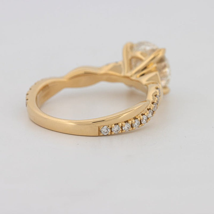 2 CT Round "Twist" Solitaire (LG) - ZIZOV DIAMONDS