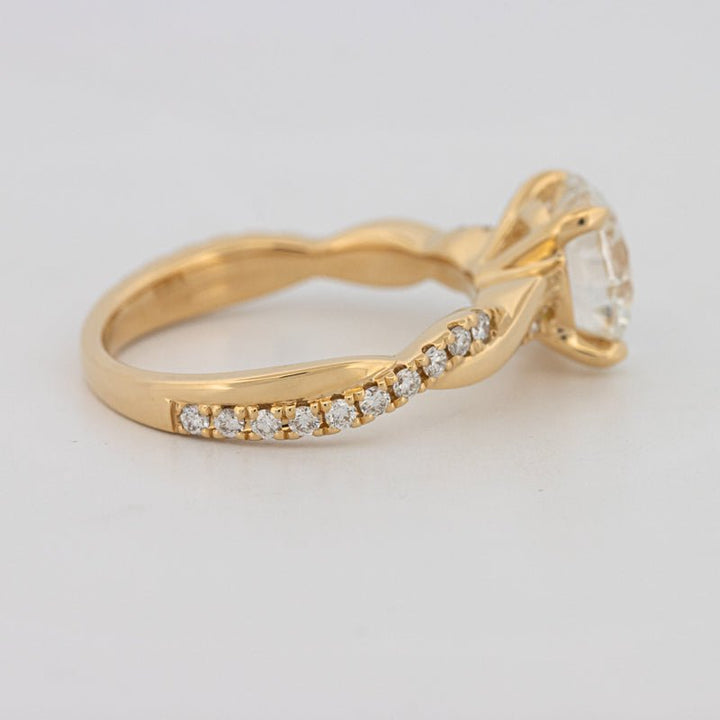 2 CT Round "Twist" Solitaire (LG) - ZIZOV DIAMONDS