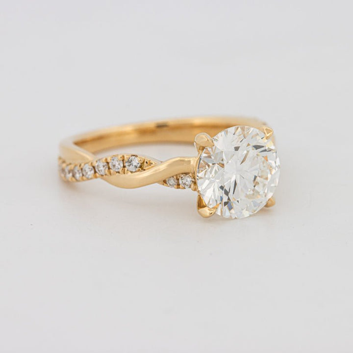 2 CT Round "Twist" Solitaire (LG) - ZIZOV DIAMONDS