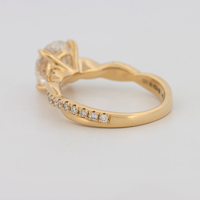 2 CT Round "Twist" Solitaire (LG) - ZIZOV DIAMONDS