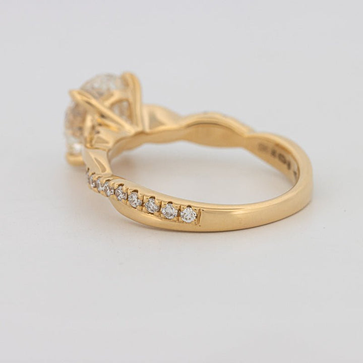 2 CT Round "Twist" Solitaire (LG) - ZIZOV DIAMONDS