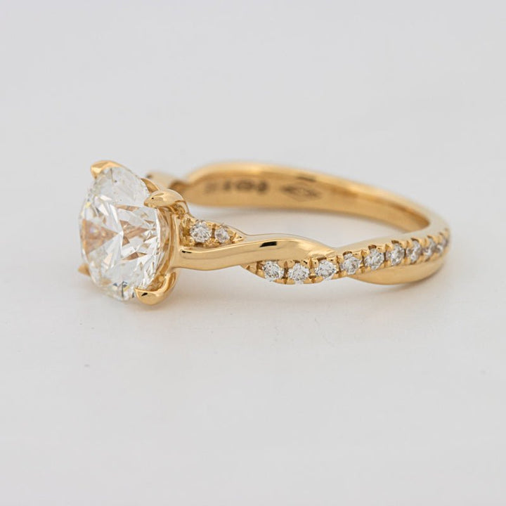 2 CT Round "Twist" Solitaire (LG) - ZIZOV DIAMONDS