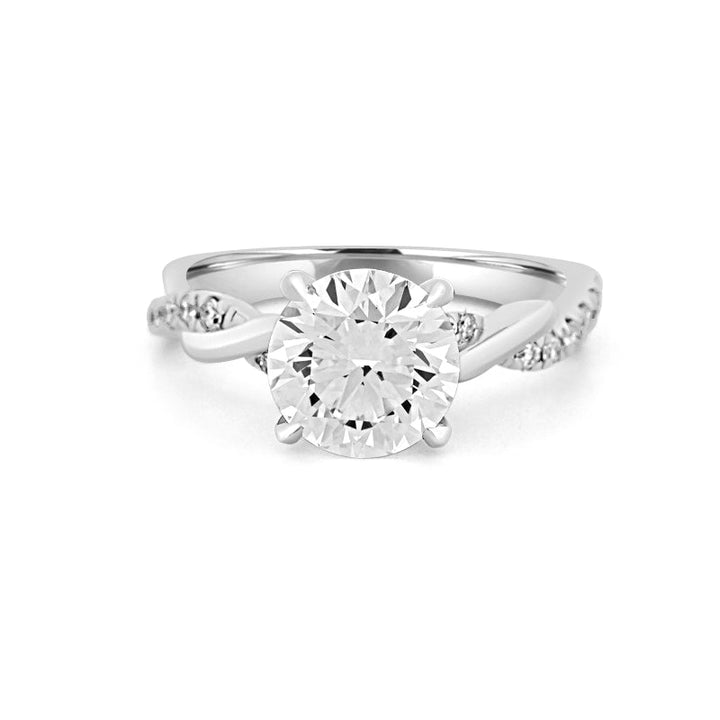 2 CT Round "Twist" Solitaire (LG) - ZIZOV DIAMONDS