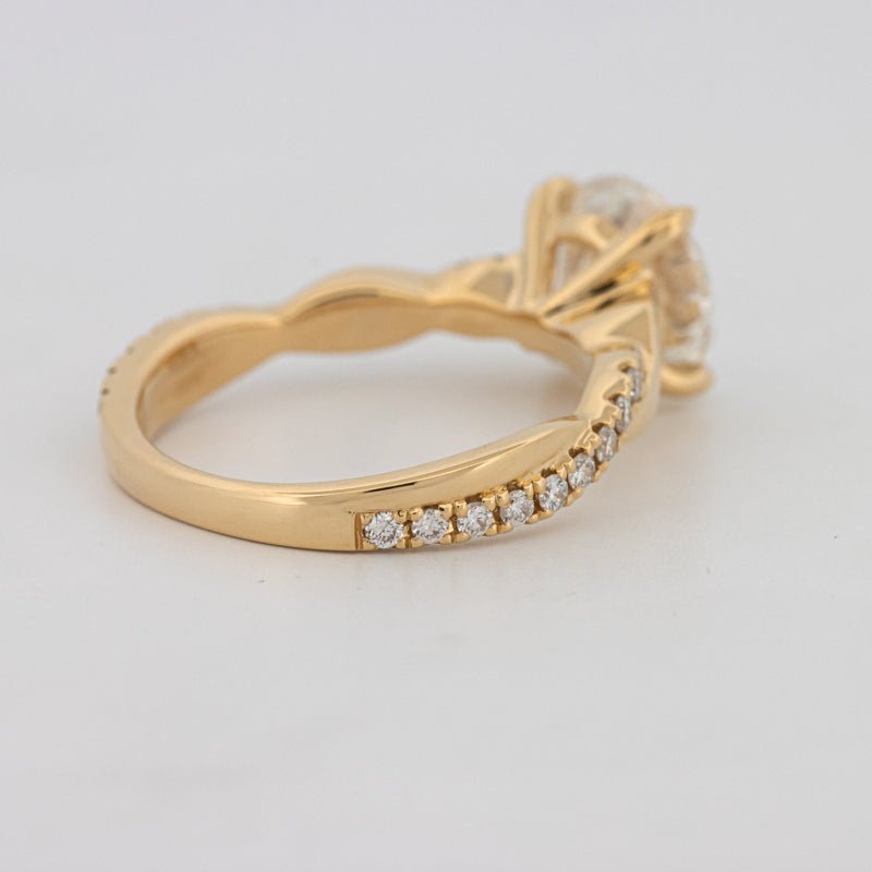 2 CT Round "Twist" Solitaire (LG) - ZIZOV DIAMONDS