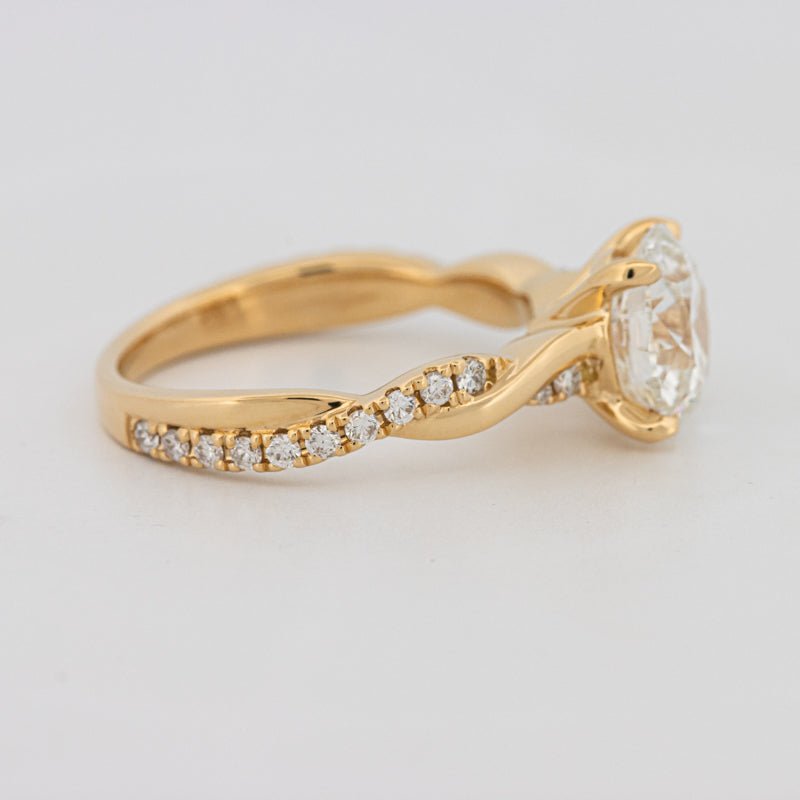 2 CT Round "Twist" Solitaire (LG) - ZIZOV DIAMONDS