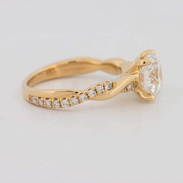 2 CT Round "Twist" Solitaire (LG) - ZIZOV DIAMONDS