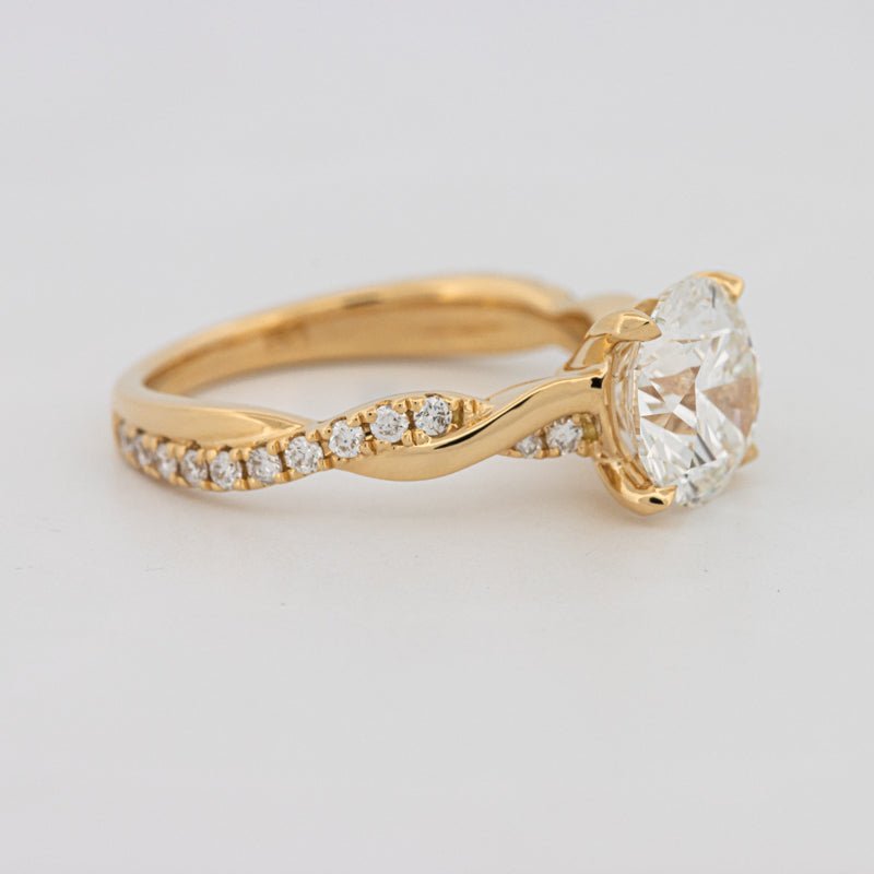 2 CT Round "Twist" Solitaire (LG) - ZIZOV DIAMONDS