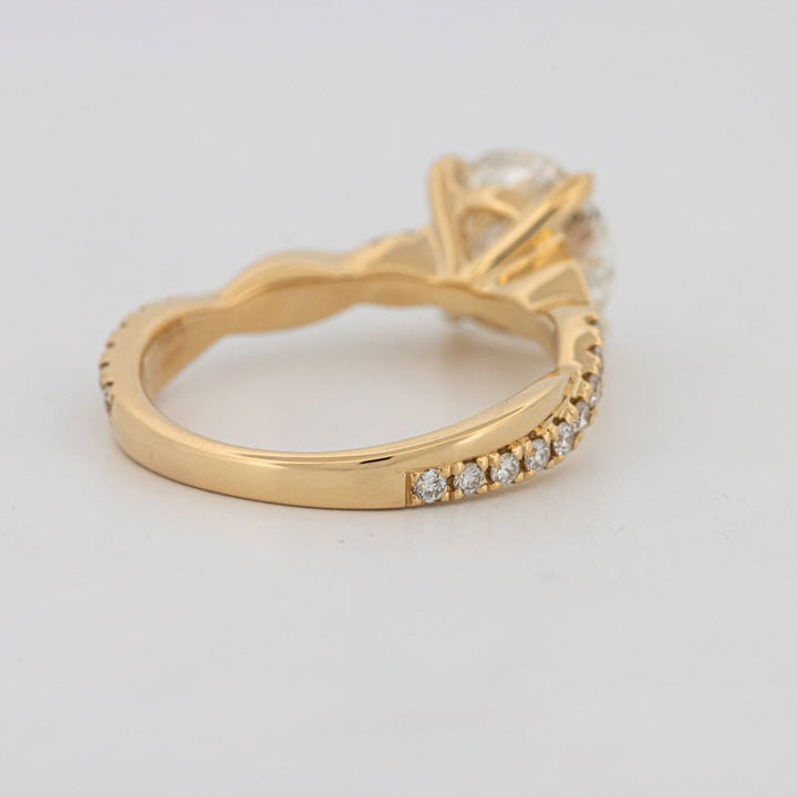 2 CT Round "Twist" Solitaire (LG) - ZIZOV DIAMONDS