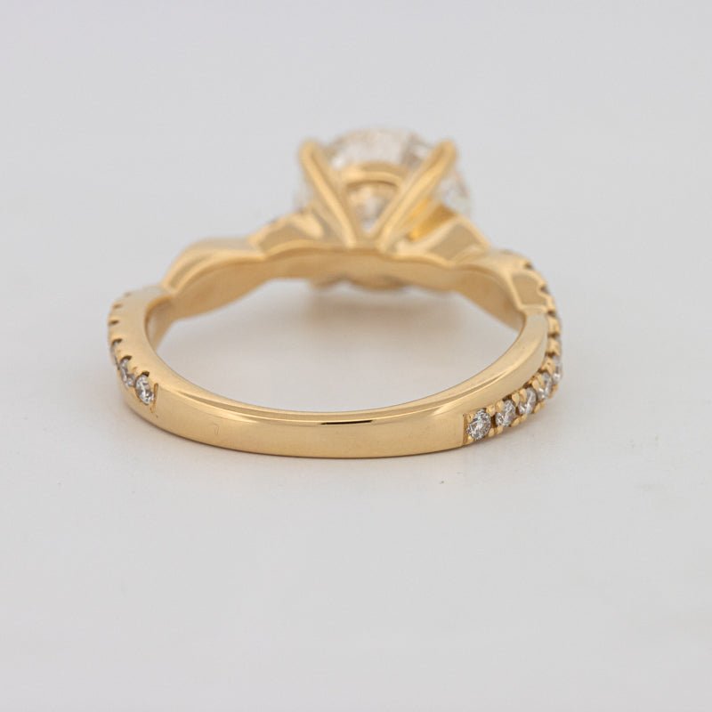 2 CT Round "Twist" Solitaire (LG) - ZIZOV DIAMONDS