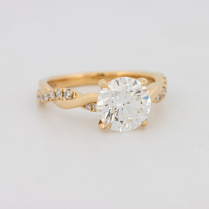 2 CT Round "Twist" Solitaire (LG) - ZIZOV DIAMONDS