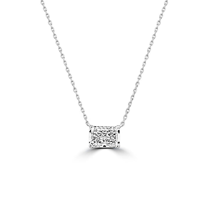 2.49 CT Radiant Cut Classic Pendant (LG) - ZIZOV DIAMONDS