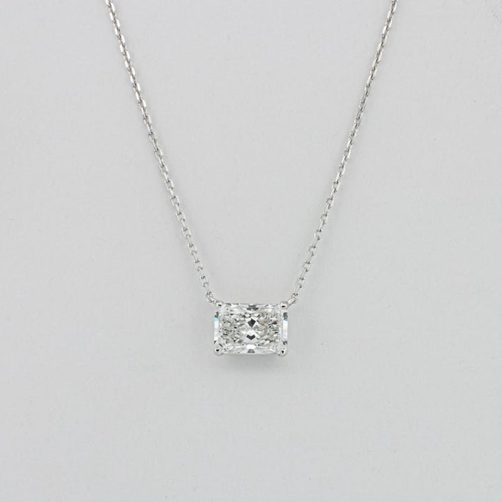 2.49 CT Radiant Cut Classic Pendant (LG) - ZIZOV DIAMONDS