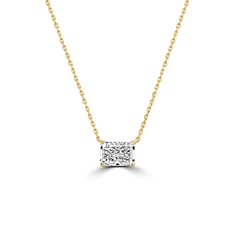 2.49 CT Radiant Cut Classic Pendant (LG) - ZIZOV DIAMONDS