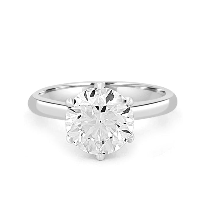 2.50 CT Classic Six Prongs Round Solitaire (LG) - ZIZOV DIAMONDS