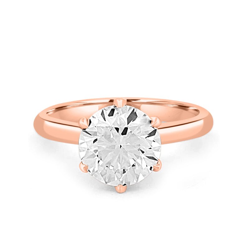 2.50 CT Classic Six Prongs Round Solitaire (LG) - ZIZOV DIAMONDS