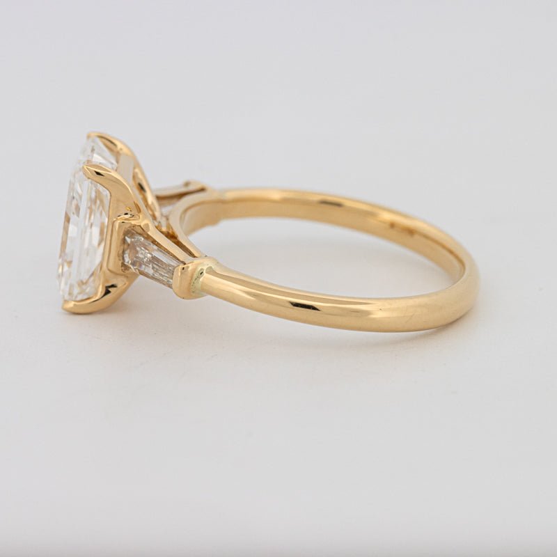 2.50 CT Radiant Cut Trilogy Solitaire (LG) - ZIZOV DIAMONDS