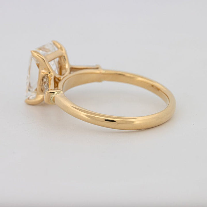 2.50 CT Radiant Cut Trilogy Solitaire (LG) - ZIZOV DIAMONDS