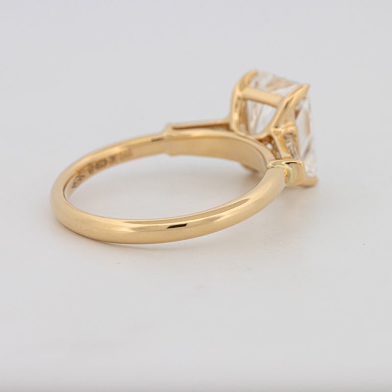 2.50 CT Radiant Cut Trilogy Solitaire (LG) - ZIZOV DIAMONDS