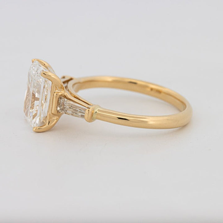 2.50 CT Radiant Cut Trilogy Solitaire (LG) - ZIZOV DIAMONDS