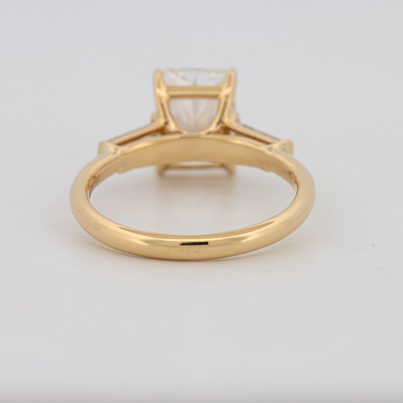 2.50 CT Radiant Cut Trilogy Solitaire (LG) - ZIZOV DIAMONDS