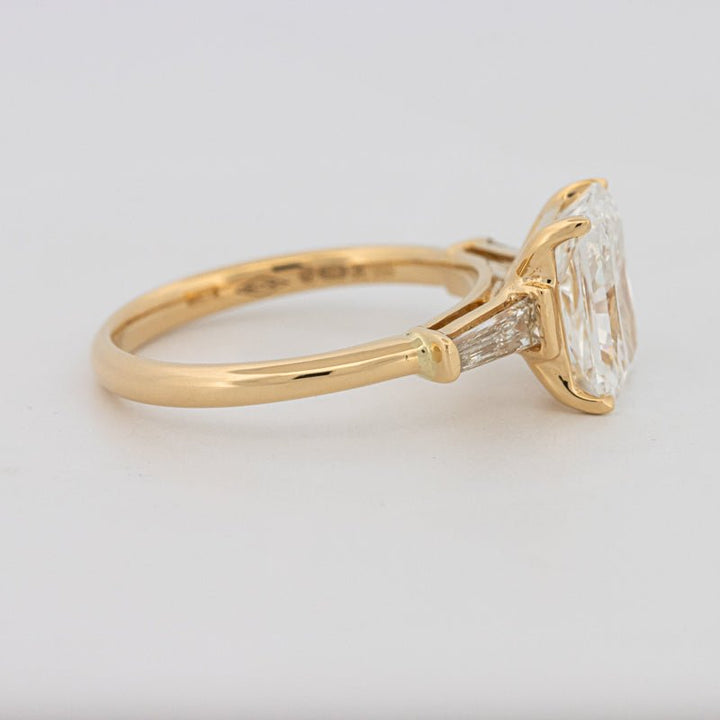 2.50 CT Radiant Cut Trilogy Solitaire (LG) - ZIZOV DIAMONDS