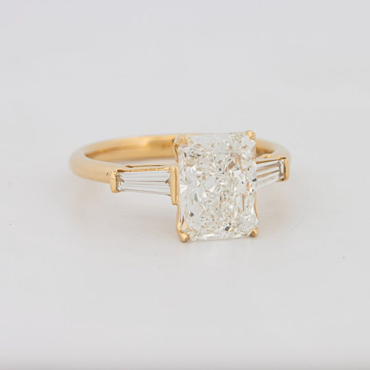 2.50 CT Radiant Cut Trilogy Solitaire (LG) - ZIZOV DIAMONDS