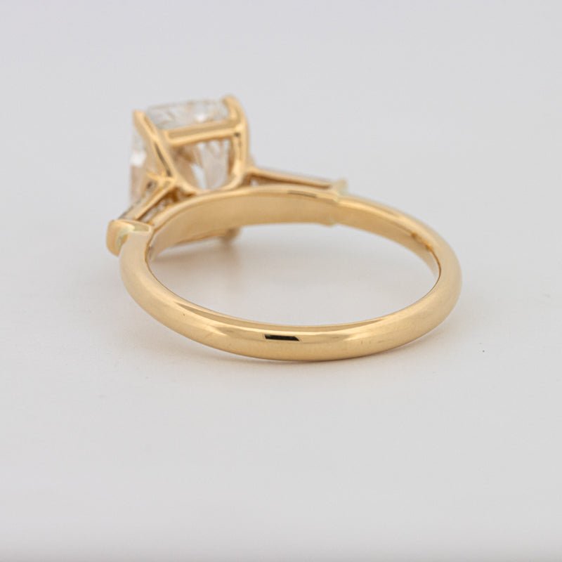 2.50 CT Radiant Cut Trilogy Solitaire (LG) - ZIZOV DIAMONDS