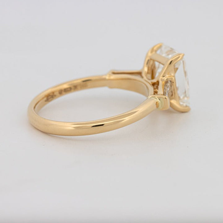 2.50 CT Radiant Cut Trilogy Solitaire (LG) - ZIZOV DIAMONDS